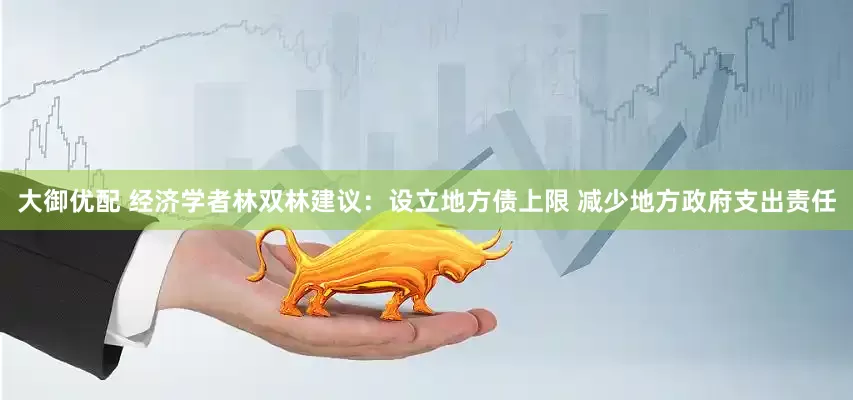 大御优配 经济学者林双林建议：设立地方债上限 减少地方政府支出责任