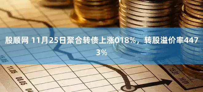 股顺网 11月25日聚合转债上涨018%，转股溢价率4473%