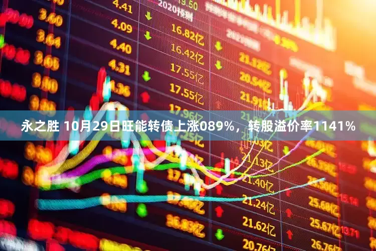 永之胜 10月29日旺能转债上涨089%，转股溢价率1141%